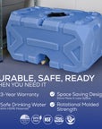 The 30 Day Emergency Starter Kit - 35 Gallon Water Tank & 1-Person 30-Day Emergency Food Supply Kit
