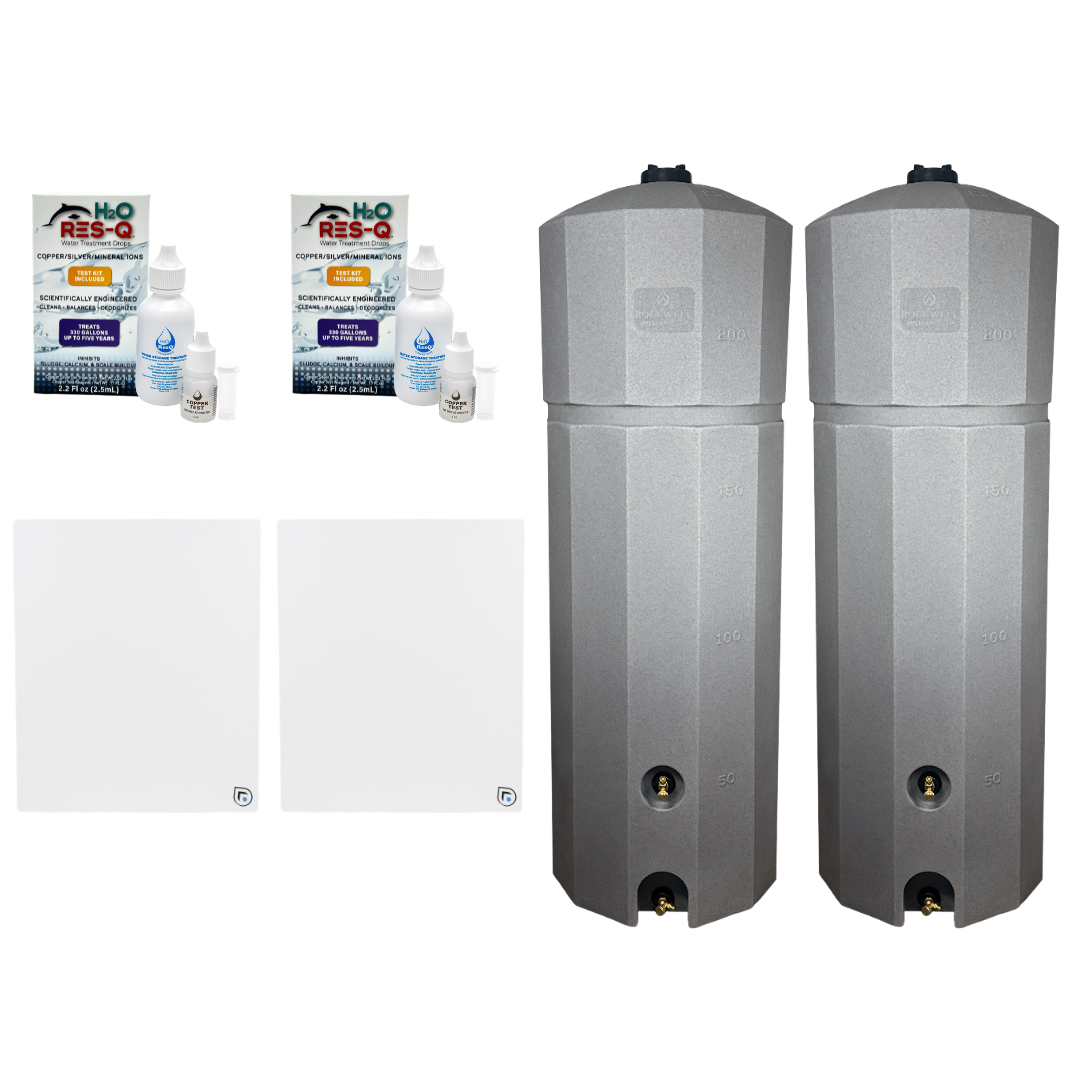 QuakeTank 250 Gallon - 2 Pack Bundle – Rockwell Water