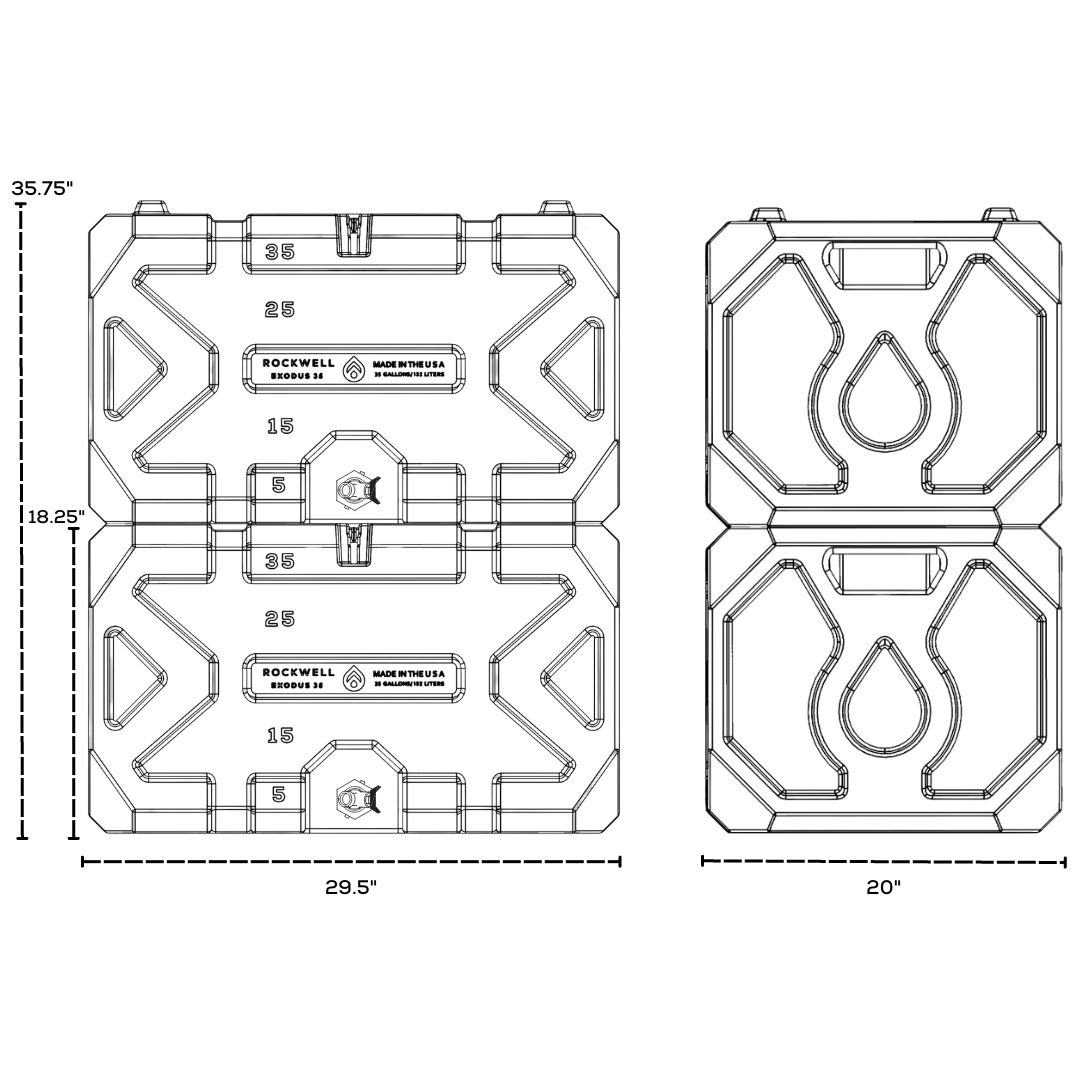 Exodus 35 Gallon - 2 Pack Bundle